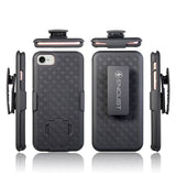 Slim iPhone 7& 7 plus Combo Case with Kick-Stand & Belt Clip Holster