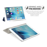 Magnetic Smart Cover with Tempered Glass Screen Protector for all iPad models